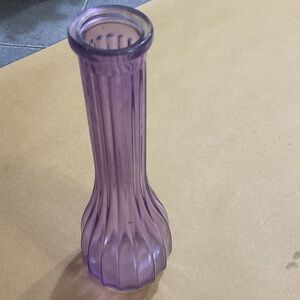 Elegant Purple Glass Vase